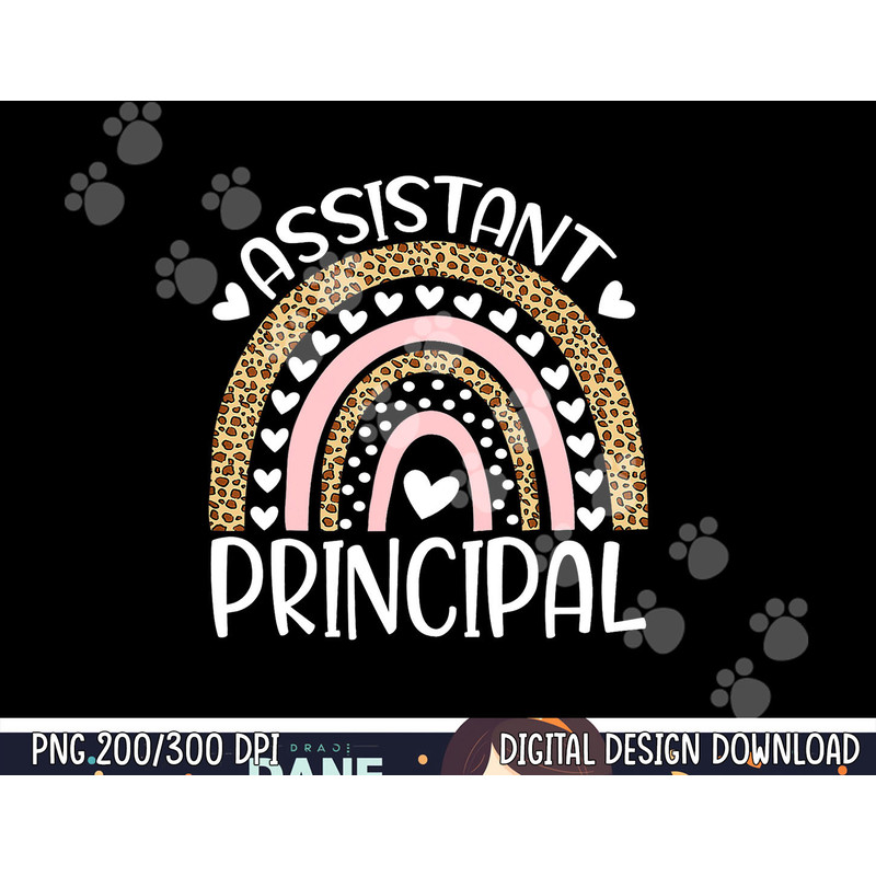 Assistant Principal Funny Job Title School Worker Rainbow png, sublimation copy.jpg