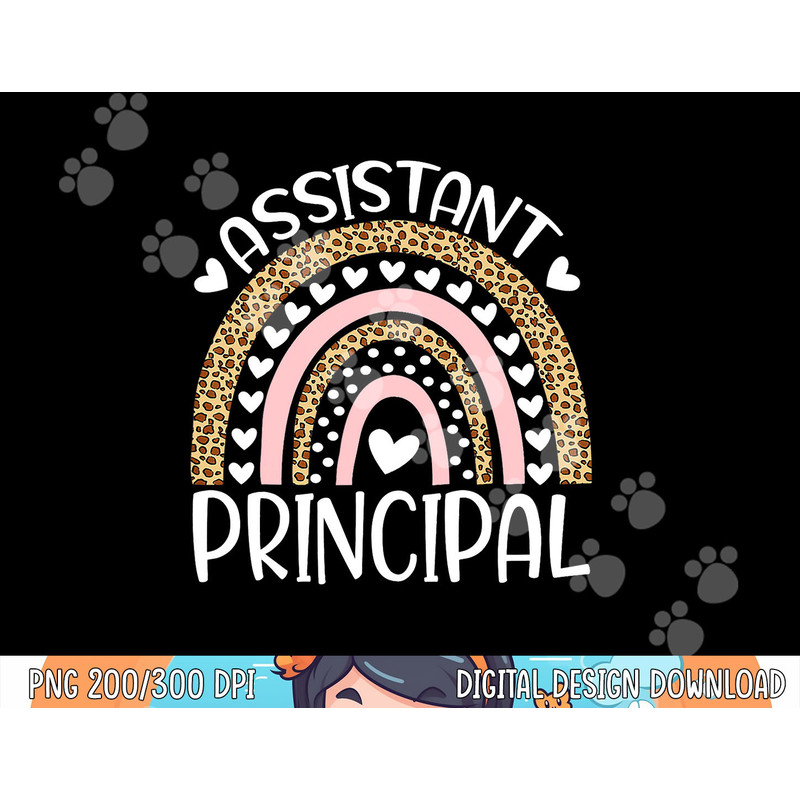 Assistant Principal Funny Job Title School Worker Rainbow png, sublimation copy.jpg