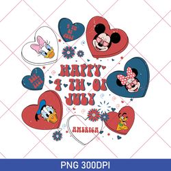 retro disney 4th of july checkered png, vintage checkered mickey and friends png, disneyland holiday vacation gift png