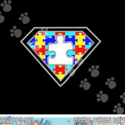 autism awareness superhero autism gifts boys teacher moms png, sublimation copy