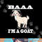 Baa I'm A Goat Costume Animal Funny Halloween Party Goat png,sublimation copy.jpg
