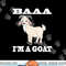 Baa I'm A Goat Costume Animal Funny Halloween Party Goat png,sublimation copy.jpg