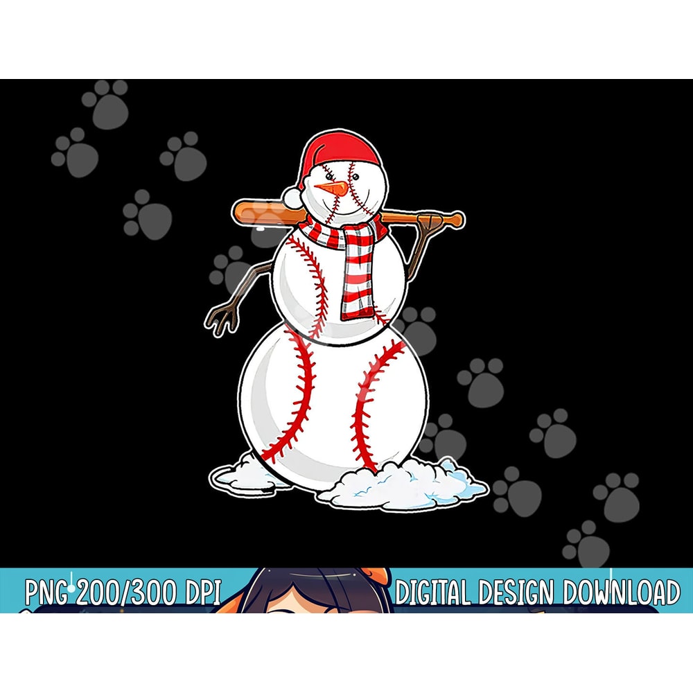 Baseball Snowman Balls Snow Christmas Xmas Gifts Men Women png, sublimation copy.jpg