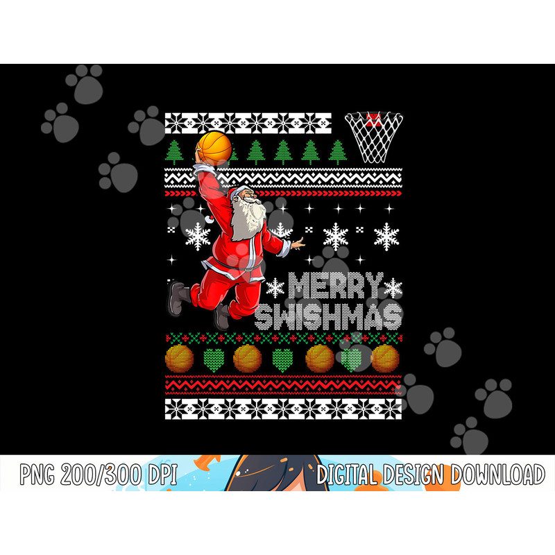 Basketball Ugly Christmas Sweater Xmas Funny Dunking Santa png, sublimation copy.jpg