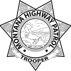 montana highway patrol trooper badge vector cnc machine file