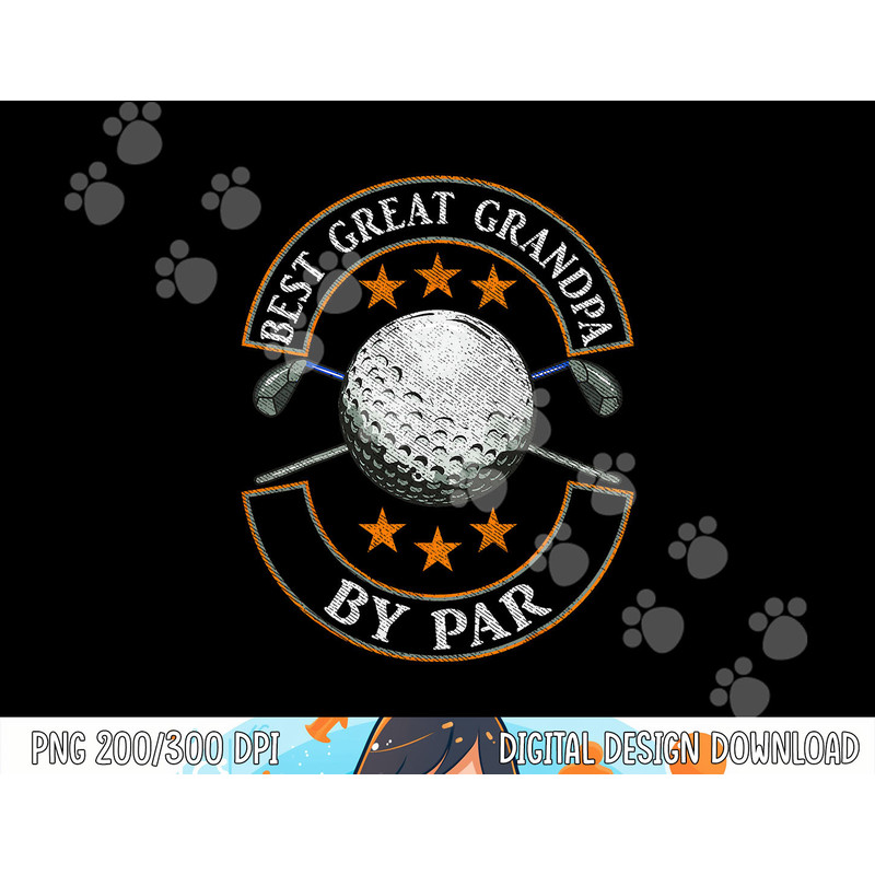 Best Great Grandpa By Par Golf Lover Sports Fathers Day Gift png, sublimation copy.jpg