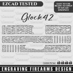Engraving FIrearms Design Glock 42 Scroll Design