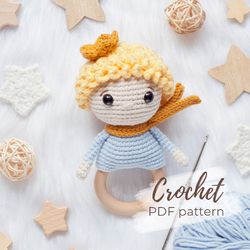 The Little Prince Baby Rattle Crochet Pattern - Amigurumi Soft Toy Instruction PDF - Easy Tutorial for Beginners