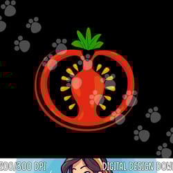 big tomato sliced costume cute easy vegetable halloween gift png,sublimation copy