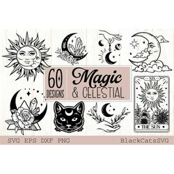 magic and celestial svg bundle 60 designs