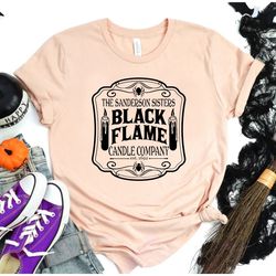 halloween movie shirt, black flame candle company t-shirt, funny halloween tshirt, witchy shirts, halloween women shirt,