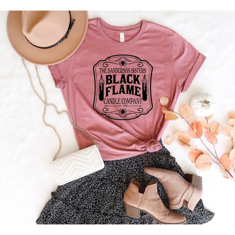 Halloween Movie Shirt, Black Flame Candle Company T-Shirt, Funny Halloween Tshirt, Witchy Shirts, Halloween Women Shirt, Halloween Gift - 4.jpg
