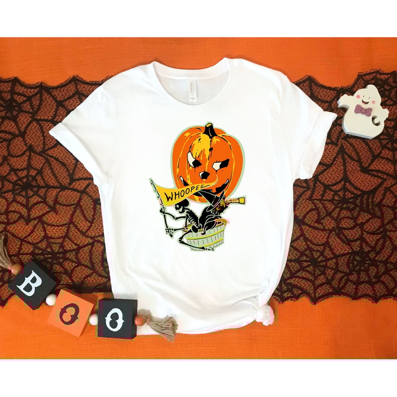 Halloween Pumpkin Shirt, Halloween Skeleton Shirt, Horror Shirt, Halloween Costume, Funny Halloween Gift, Halloween Party, Spooky Season Tee - 2.jpg