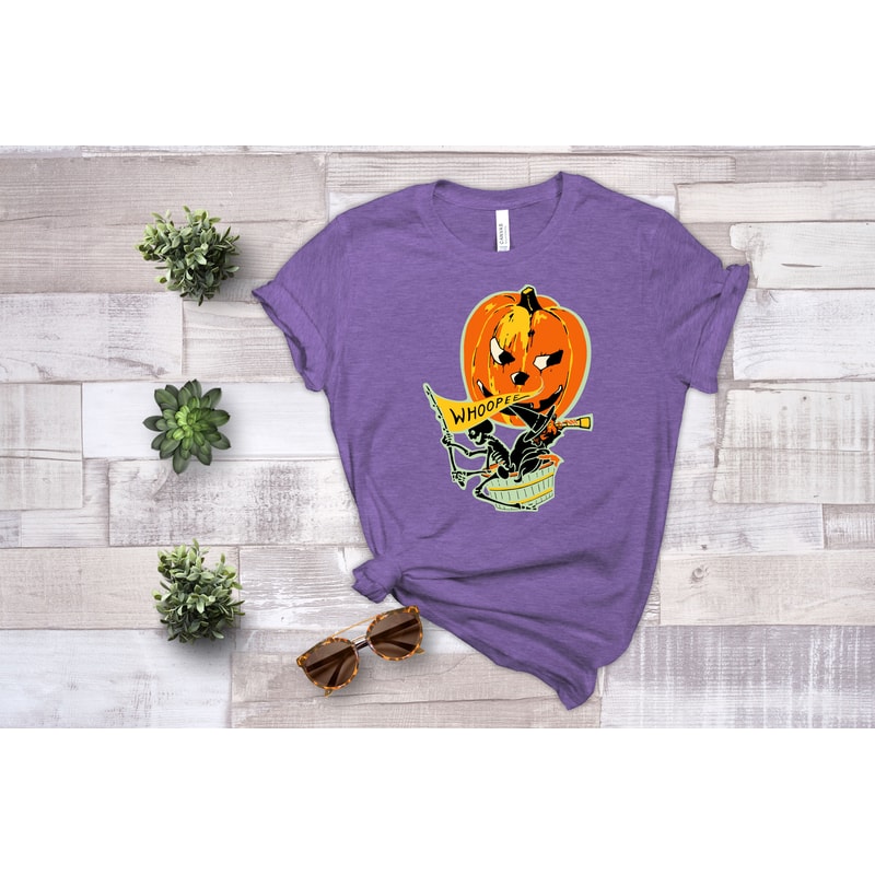 Halloween Pumpkin Shirt, Halloween Skeleton Shirt, Horror Shirt, Halloween Costume, Funny Halloween Gift, Halloween Party, Spooky Season Tee - 4.jpg