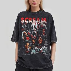 Scream Vintage Halloween Tshirt, Scream Horror Movie Shirt, Scream Ghostface Shirts, Horror Movie Tee, Scream Merch, Hal