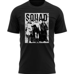 hocus pocus squad halloween t-shirt for men, women kids 100 cotton black shirt, horror movie t-shirts