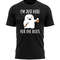 Just Here For The Boos Halloween T-Shirt For Men, Women & Kids 100% Cotton Black Shirt, Funny T-Shirts - 1.jpg