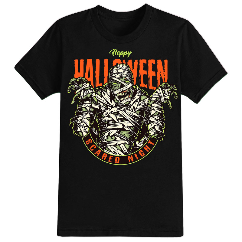 Mummy's Halloween T-Shirt For Men, Women & Kids 100% Cotton Black Shirt, Funny Scary T-Shirts - 1.jpg