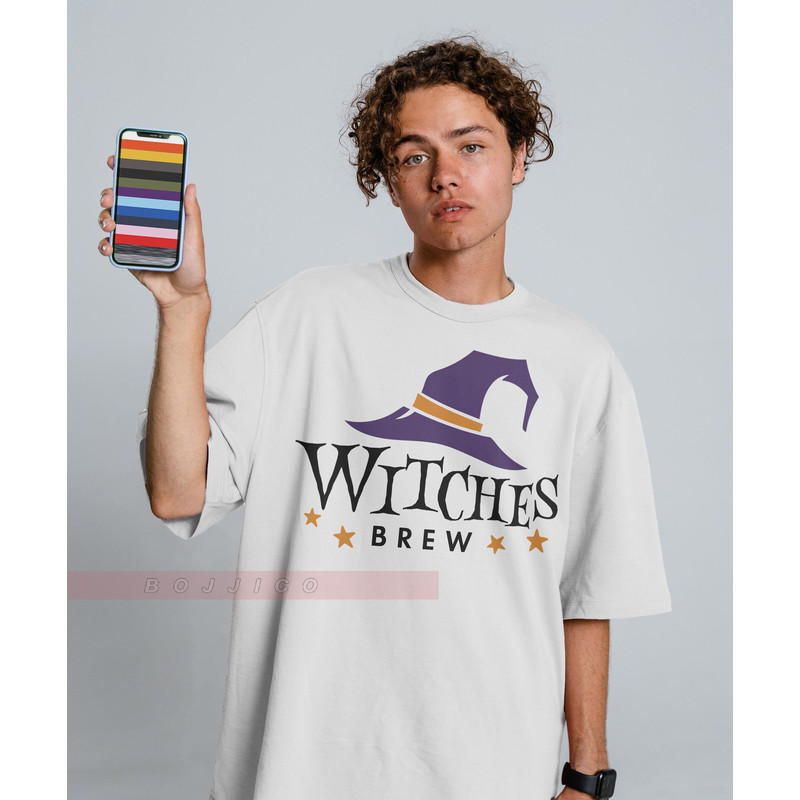 Halloween Witch's Brew UNISEX Tees,Hocus Pocus T Shirt, Witchcraft Tee, Witch T Shirt, Magic T Shirt, Halloween Shirt - 2.jpg