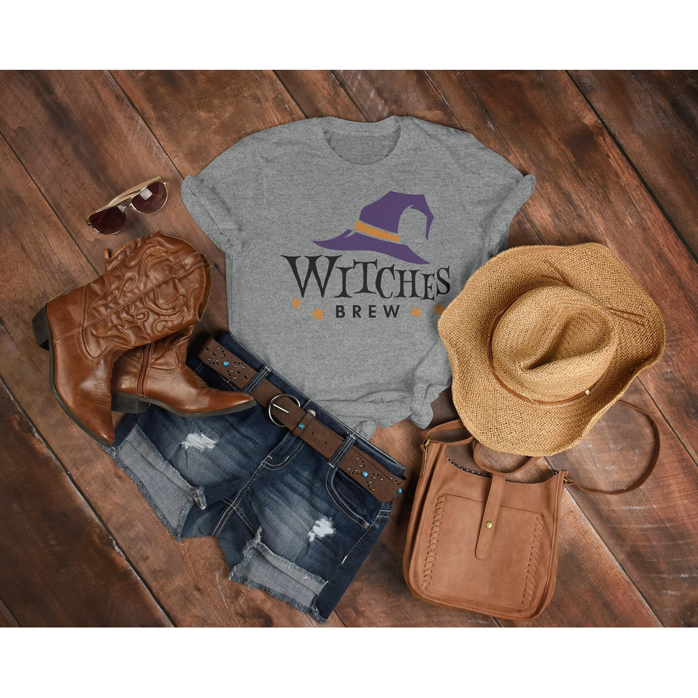 Halloween Witch's Brew UNISEX Tees,Hocus Pocus T Shirt, Witchcraft Tee, Witch T Shirt, Magic T Shirt, Halloween Shirt - 5.jpg