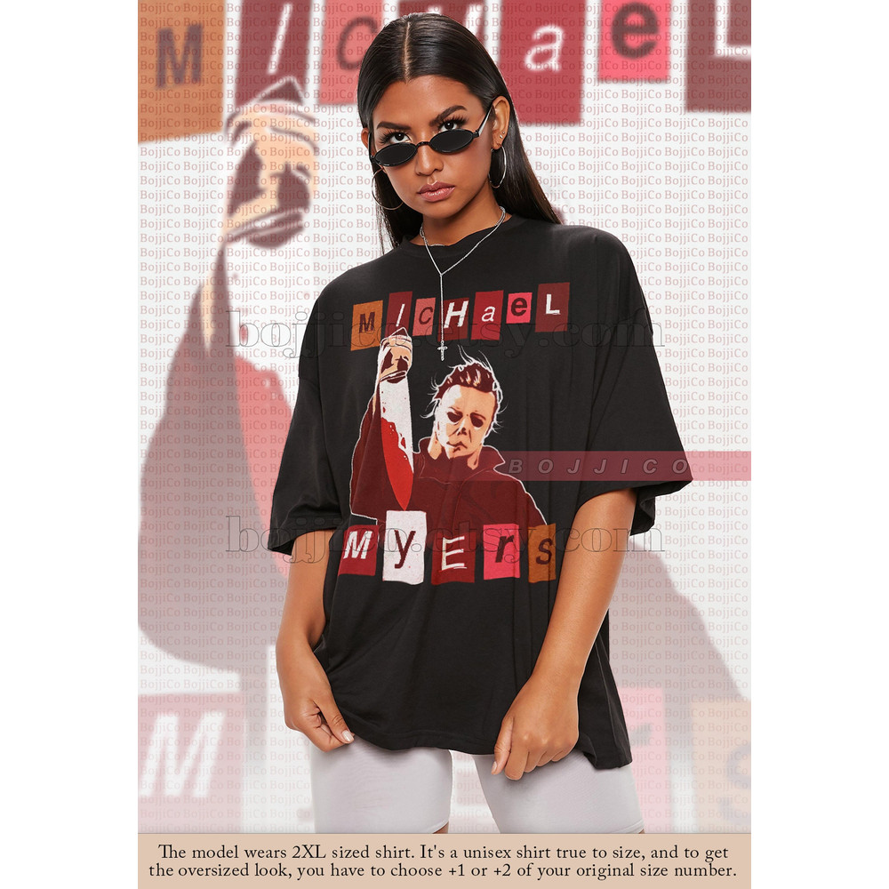 Michael Myers Ransom Style Shirt, Michael Myers Homage Tshirt, Jason Voorhees Shirt Friday the 13th Horror, Stranger Shirt, Halloween Shirt - 1.jpg