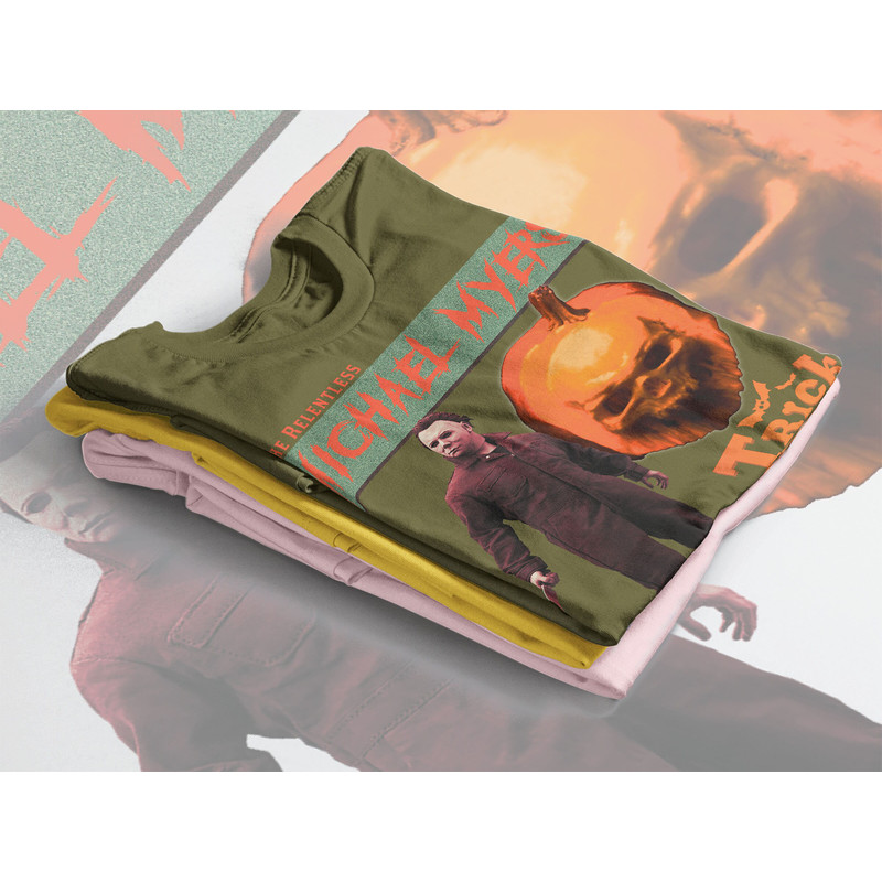 MICHAEL MYERS The Relentless Trick or Treat Shirt Michael Myers Homage Tshirt Jason Voorhees T-Shirt Friday the 13th Horror, Stranger - 4.jpg