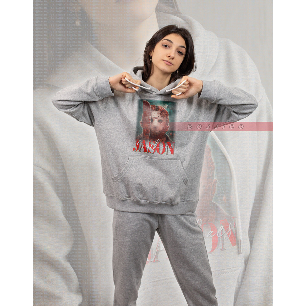 RETRO JASON VOORHEESE Sweatshirt, Friday the 13th Horror Shirt, Scary Jason Voorhees Sweater, Movie Michael Myers Retro, Horror Halloween - 3.jpg