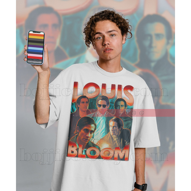 RETRO LOUIS BLOOM Shirt, Lou Bloom Tshirt, Nightcrawler Shirt, Jake Gyllenhaal Fan Tees, Nightcrawler Sweater, Nightcrawler Psychol Film Tee - 2.jpg