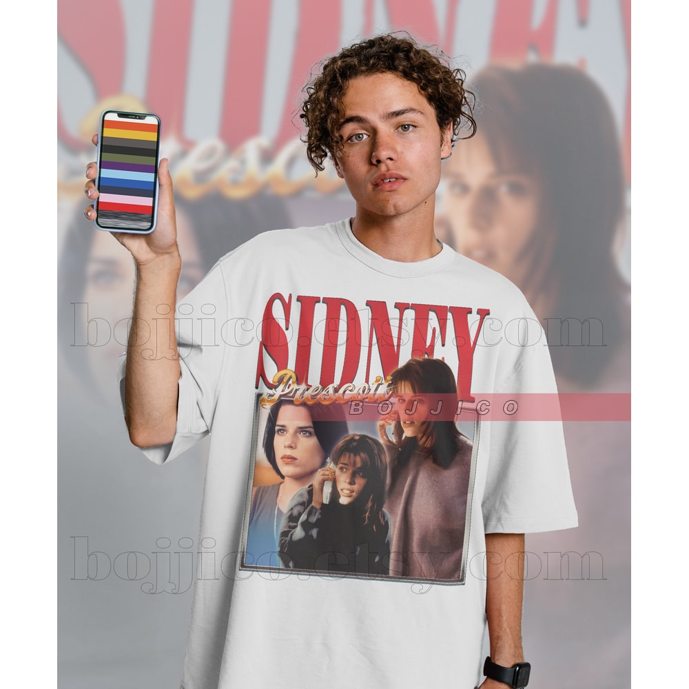 SIDNEY PRESCOTT SCREAM Shirt, Neve Campbell Scary Movie Shirt, Scary Horror Tees, Kill3r Homage Fan T-Shirt Sidney, Stu Matcher Scream Gift - 2.jpg