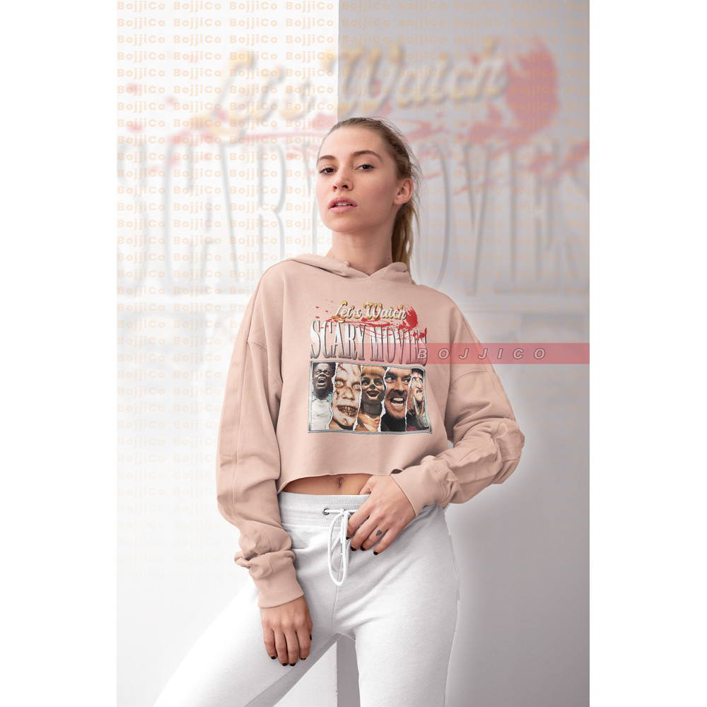Let's Watch Scary Movie Sweatshirt, Us, Exorcist, Shining, Freddy Krueger, Annabelle Retro Shirt, Horror, Retro T-Shirt, Devil Face Scream - 5.jpg
