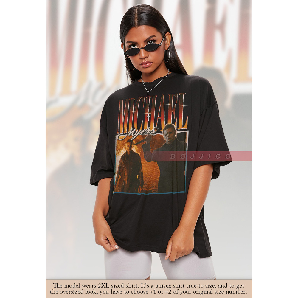 RETRO Michael Myers Vintage Shirt Michael Myers Homage Tshirt Jason Voorhees T-Shirt Friday the 13th Horror, Stranger Shirt, Halloween - 1.jpg