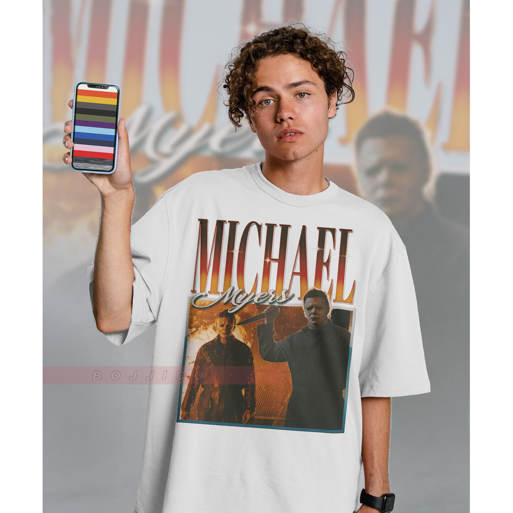 RETRO Michael Myers Vintage Shirt Michael Myers Homage Tshirt Jason Voorhees T-Shirt Friday the 13th Horror, Stranger Shirt, Halloween - 2.jpg