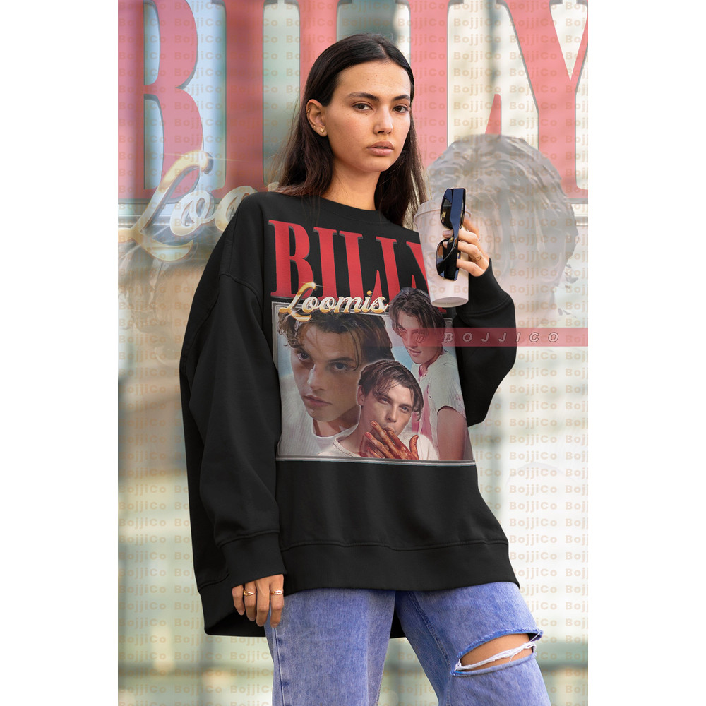 UPDATED Retro Scream BILLY LOOMIS Sweatshirt, Let's Watch Scary Movie Sweater, Scary Horror Shirt, Kill3r Homage Fan Sidney, Stu Matcher - 1.jpg