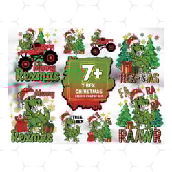 trex christmas svg sublimation bundle, christmas svg, trex svg, xmas svg