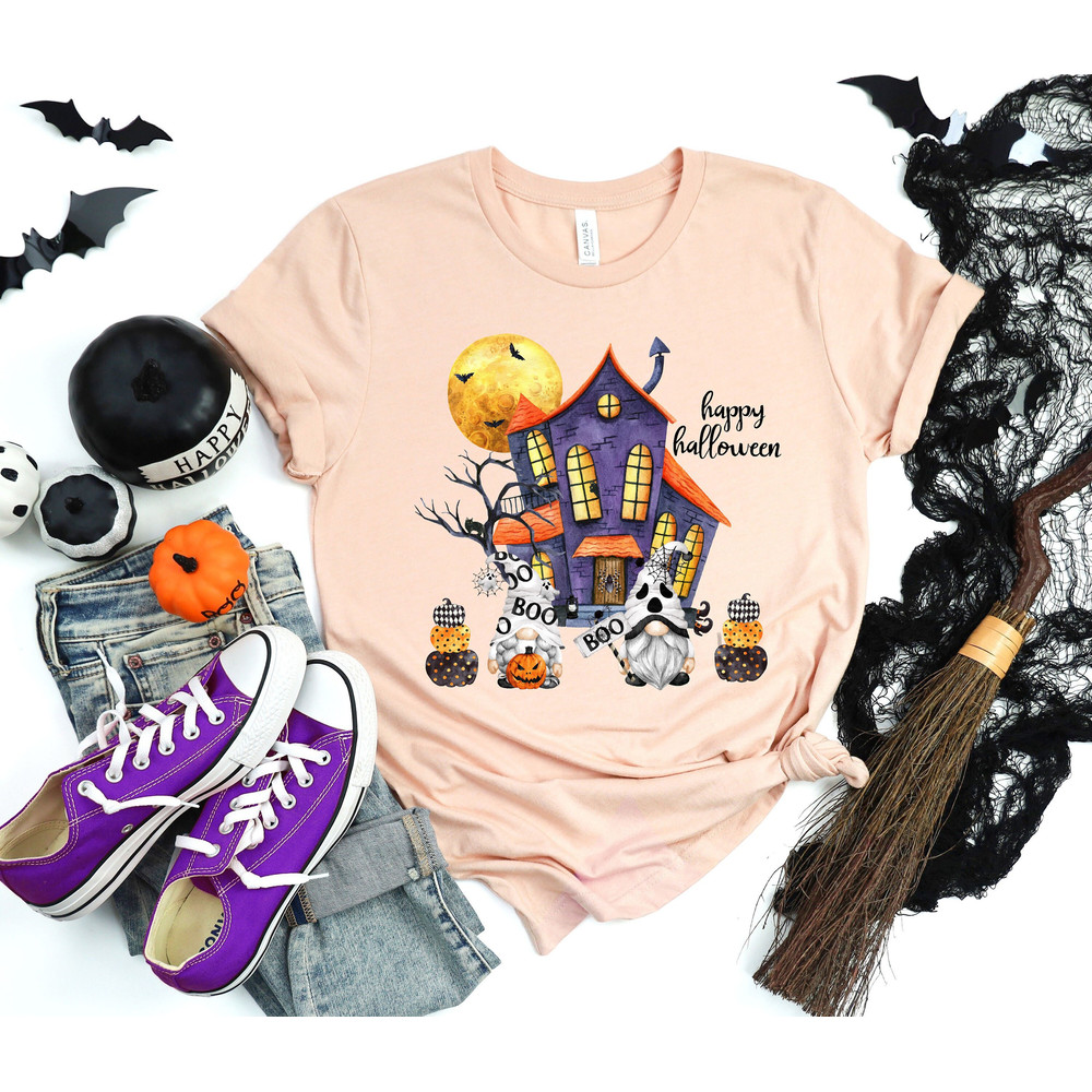Halloween Castle Shirt,Happy Halloween Shirt,Funny Halloween Tee,Halloween Shirt,Spooky Season tee,Halloween Matching Shirt,Ghost Halloween - 1.jpg