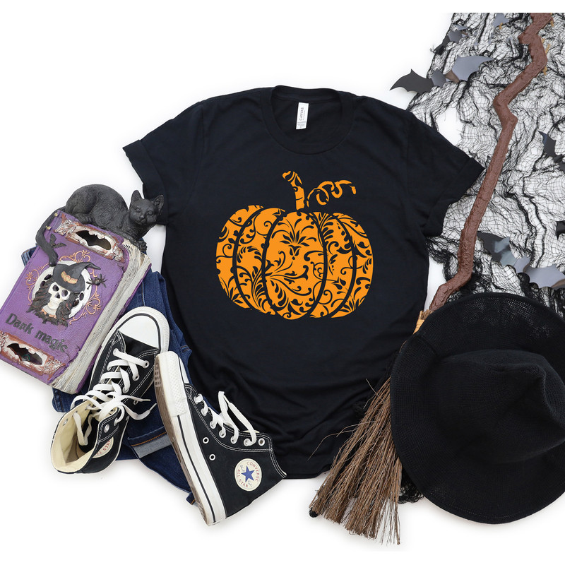 Orange Pumpkin Shirt,Halloween Party Shirts,Hocus Pocus Shirts,Sanderson Sisters Shirts,Halloween Outfits,2022 Halloween Funny Shirt - 1.jpg