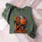 Pumpkin Man Halloween Sweatshirt, Pumpkin Halloween Sweatshirt, Skeleton Halloween Shirt, Pumpkin Shirt, Fall Sweatshirt for Women - 3.jpg