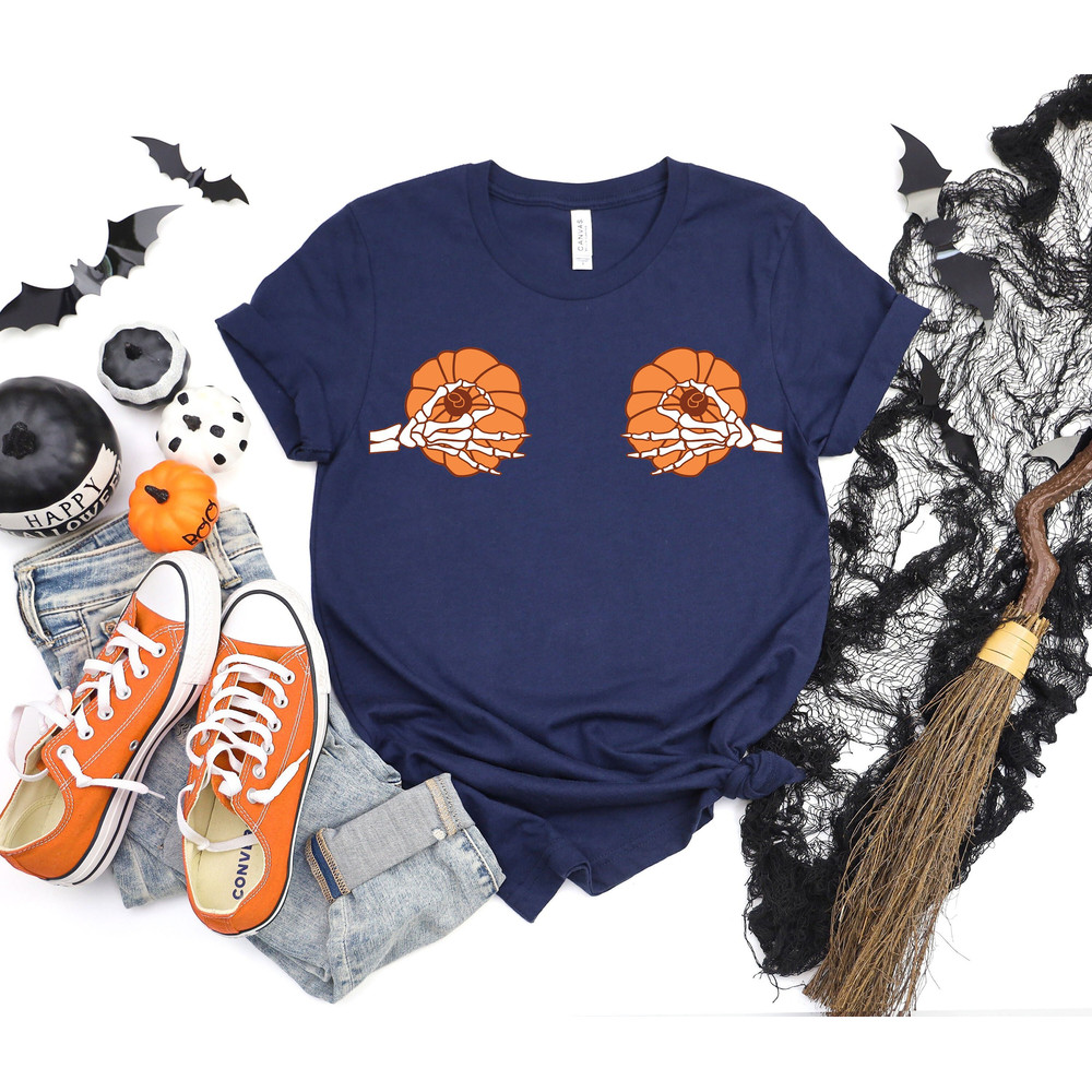 Skeleton Hand Shirts, Hand Bra Shirts, Hocus Pocus Shirts, Sanderson Sisters Shirts, Fall Shirts, Halloween Outfits,Halloween Funny Shirt - 1.jpg