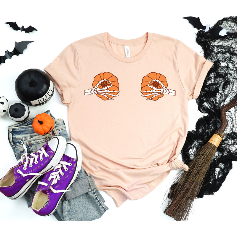 Skeleton Hand Shirts, Hand Bra Shirts, Hocus Pocus Shirts, Sanderson Sisters Shirts, Fall Shirts, Halloween Outfits,Halloween Funny Shirt - 2.jpg