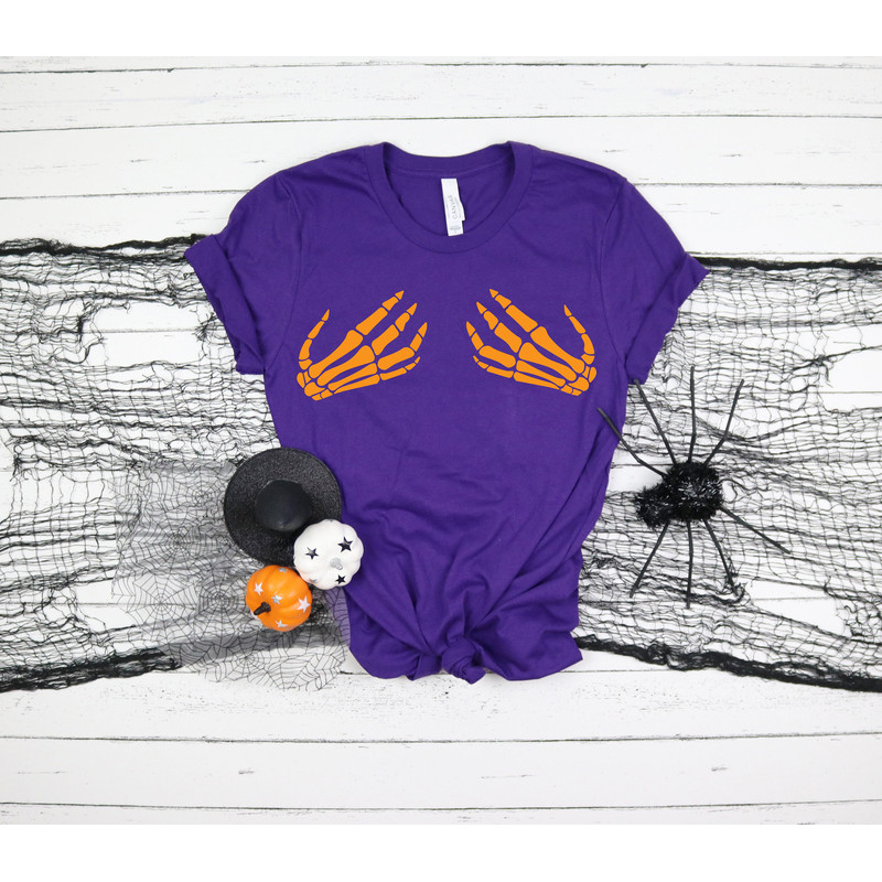 Skeleton Hand Shirts, Hand Bra Shirts, Hocus Pocus Shirts, Sanderson Sisters Shirts, Fall Shirts, Halloween Outfits,Halloween Funny Shirt - 2.jpg