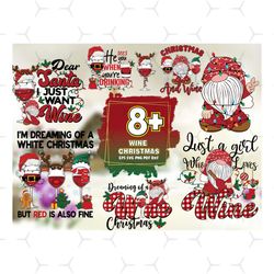 wine christmas bundle sublimation svg, christmas svg, wine svg