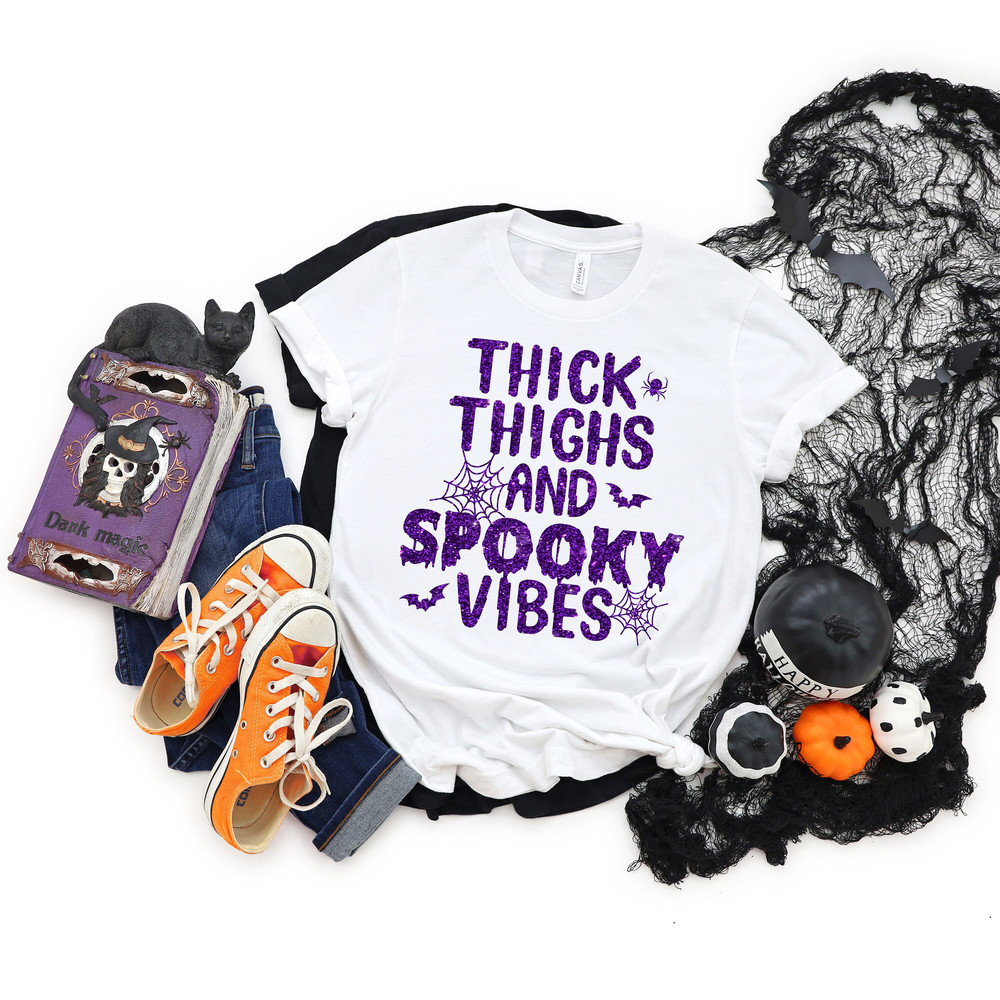 Thick Thighs Spooky Vibes Shirt,Funny Halloween Shirt,Halloween Shirt,Funny Shirt,2022 Halloween,Spooky Vibes Shirt,Funny Spooky Vibes Shirt - 4.jpg