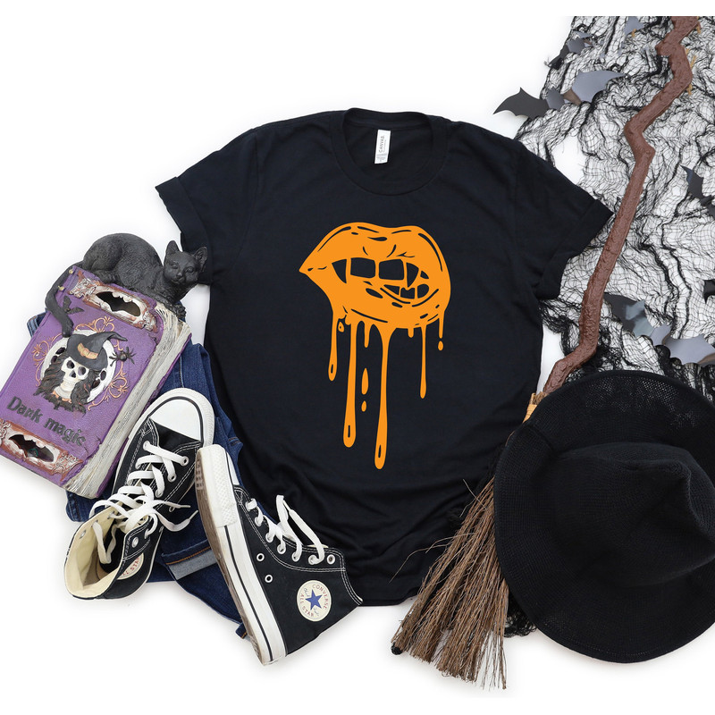 Vampire Lips Shirt,Halloween Party Shirts, Hocus Pocus,Sanderson Sisters Tee,Halloween Outfit, 2022 Halloween Shirts,Vampire Halloween Shirt - 2.jpg