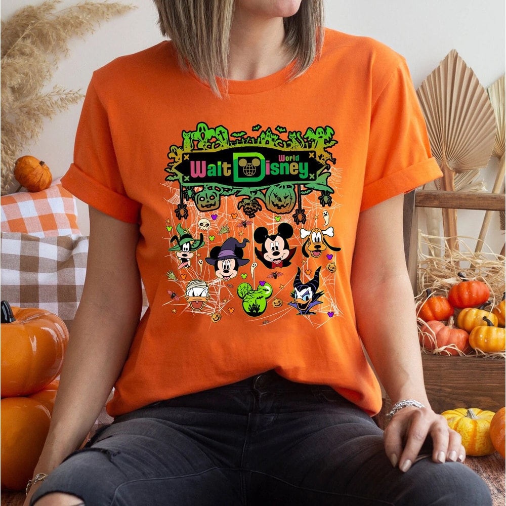 Disney Halloween Vintage Shirt, Disney Boo Bash Shirt, Disney Halloween Family Matching Shirts, Mickey And Friends Halloween Vintage Shirt - 2.jpg