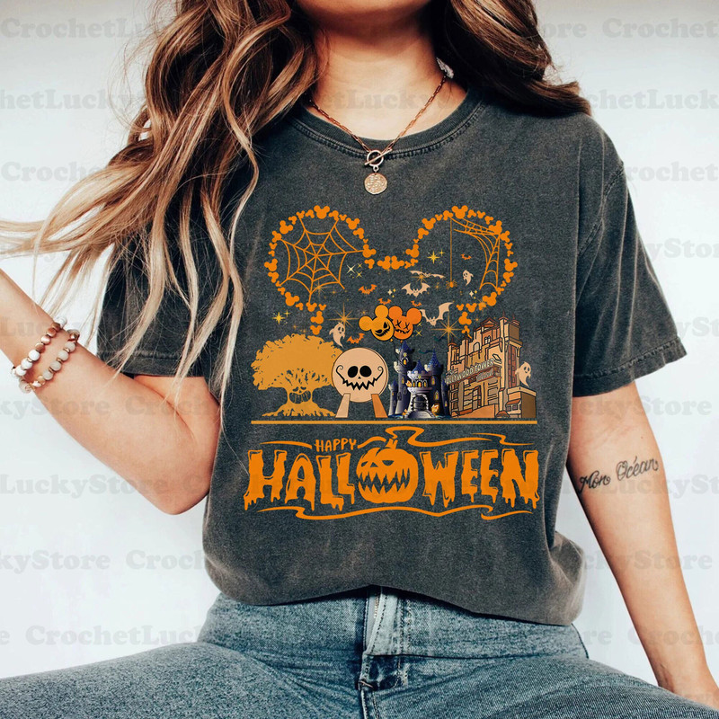 Disney Happy Halloween Shirt, Hoodie, Sweatshirt, Halloween Gifts, Not So Scary, Spooky Season, Trick Or Treat, Disneyland Halloween Shirt - 1.jpg
