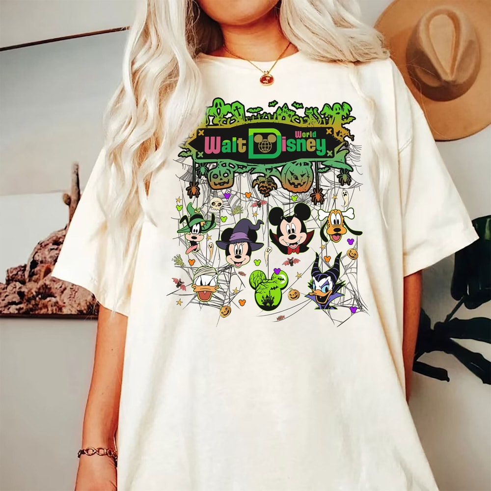 Disney Halloween Vintage Shirt, Disney Boo Bash Shirt, Disney Halloween Family Matching Shirts, Mickey And Friends Halloween Vintage Shirt - 3.jpg