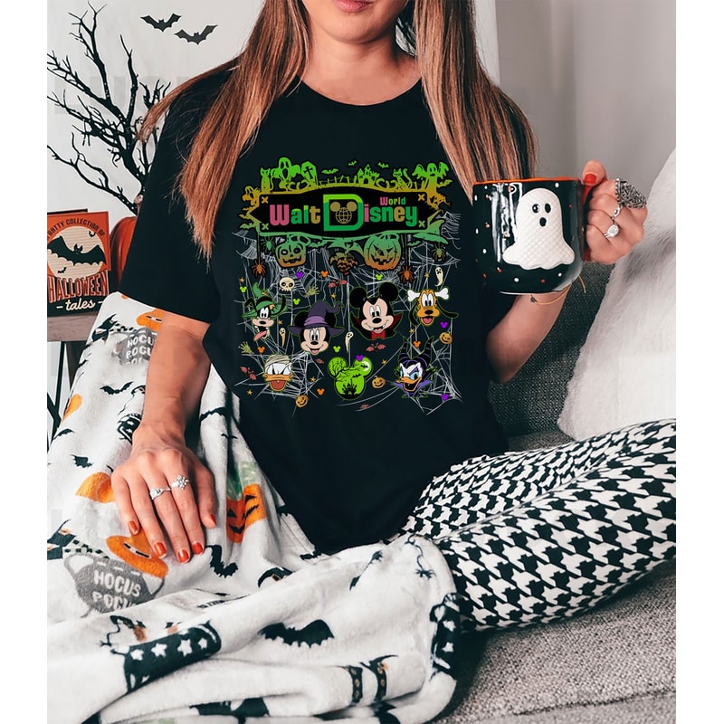 Disney Halloween Vintage Shirt, Disney Boo Bash Shirt, Disney Halloween Family Matching Shirts, Mickey And Friends Halloween Vintage Shirt - 4.jpg