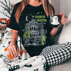 disney haunted mansion shirt, halloween gifts, vintage haunted mansion tee, spooky season, disney retro halloween hoodie