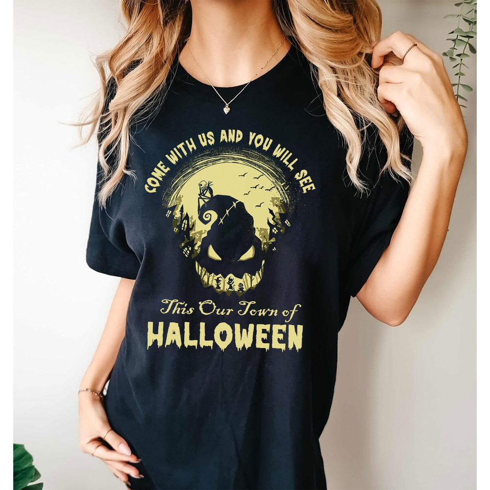 Come With Us And You Will See Oogie Boogie Shirt, Halloween Family Shirt, Oogie Boogie Bash Halloween Party T-Shirt, Halloween Party Tee - 2.jpg