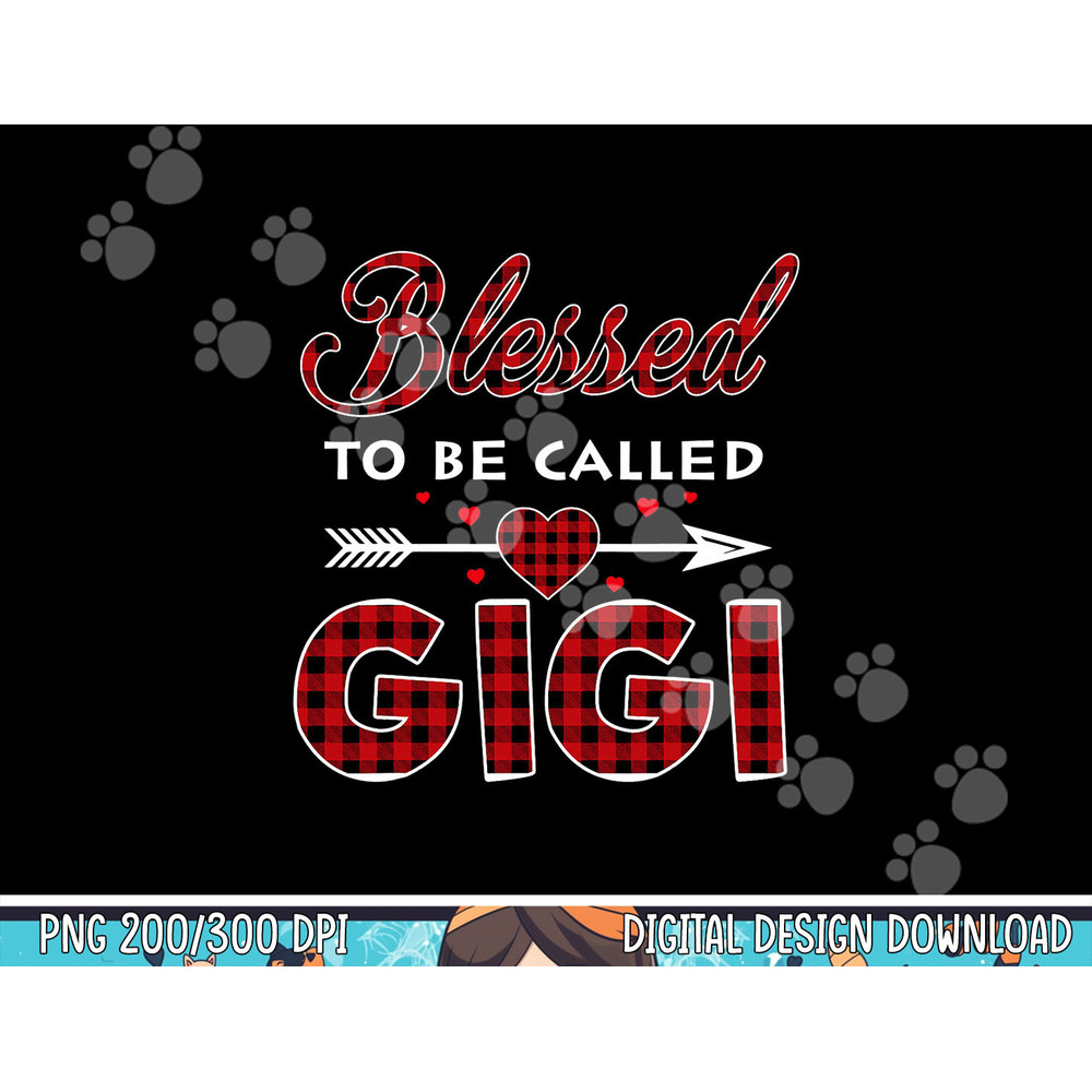 Blessed To Be Called Gigi-Buffalo Plaid Grandma Christmas png, sublimation copy.jpg